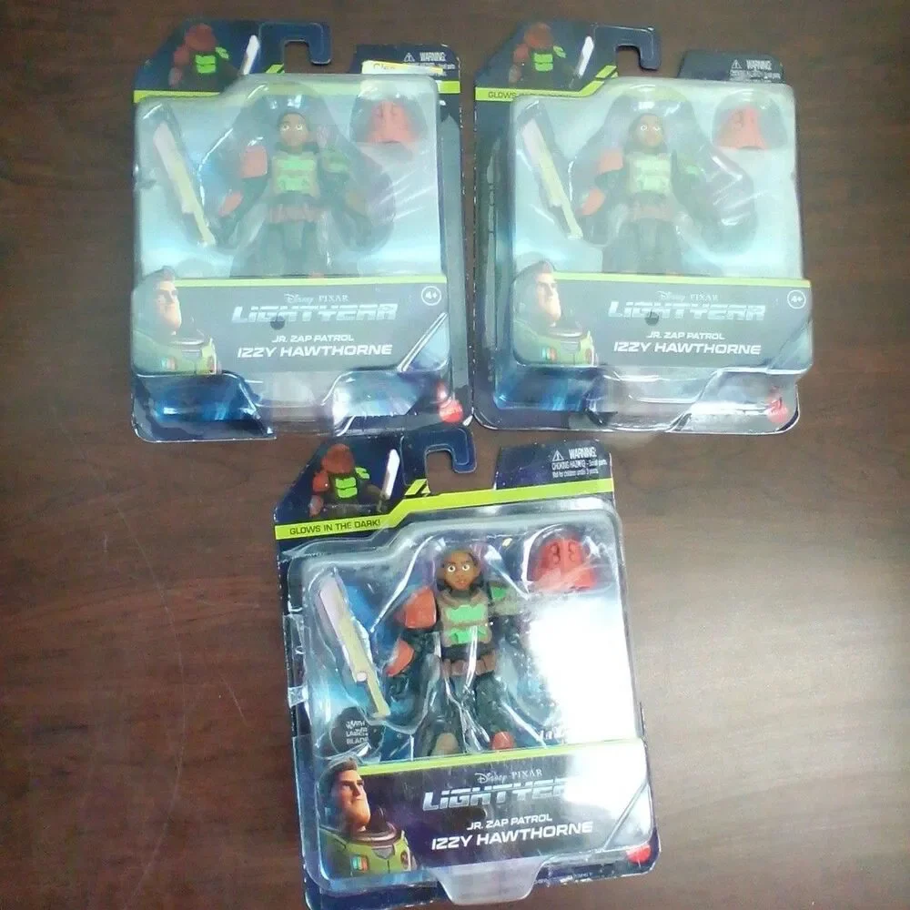 ​LOT 3 DISNEY PIXAR LIGHTYEAR JR ZAP PATROL IZZY HAWTHORNE ACTION FIGURE NEW TOY